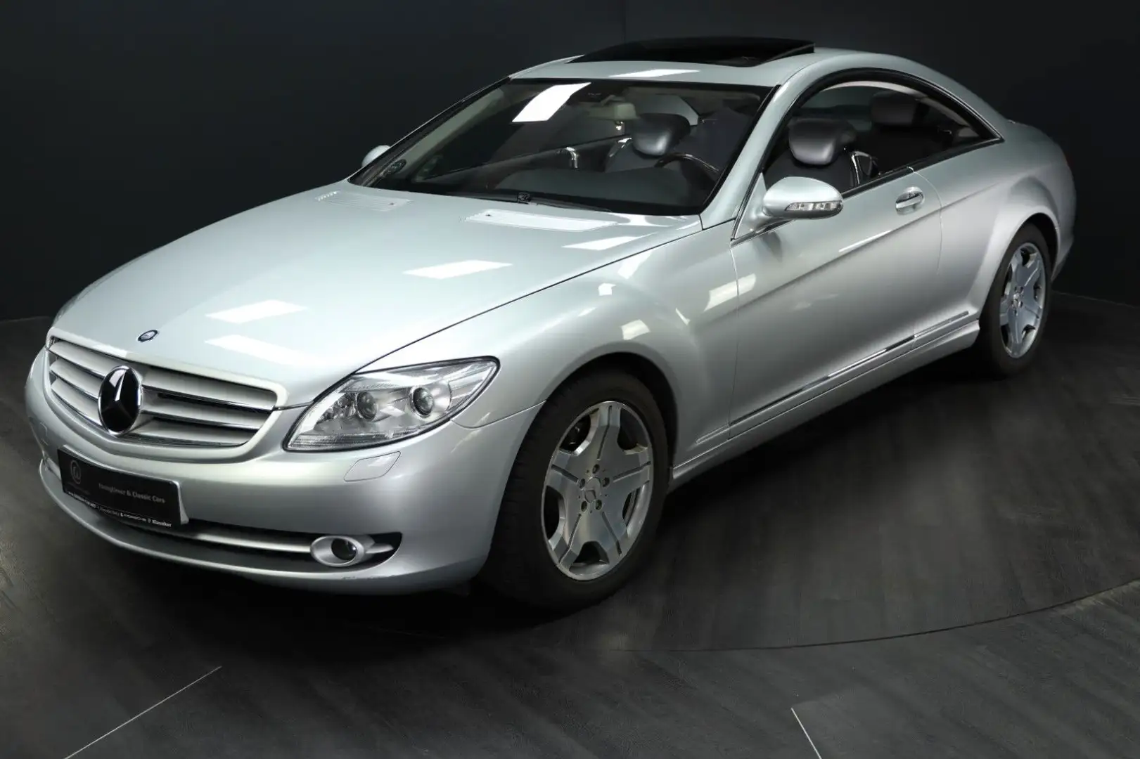 Mercedes-Benz CL 500 top Aussttg,Leder schwarz,Sheckheft Argintiu - 1