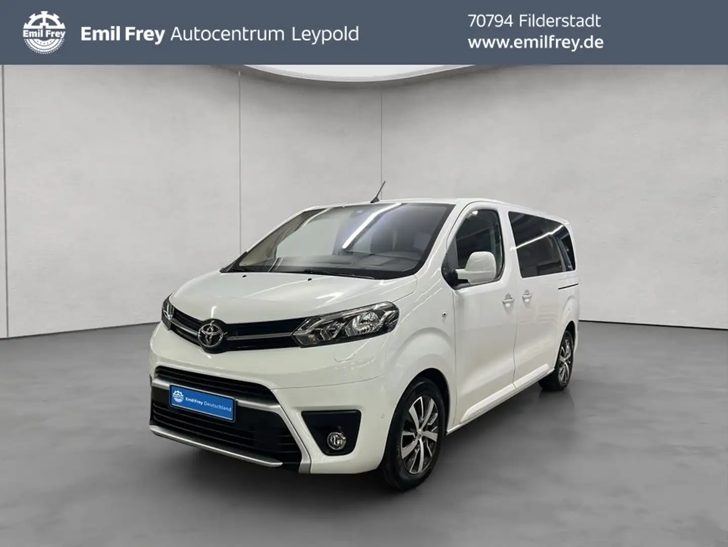 Toyota Proace 2,0-l-D-4D L1 (8-Si.) Autm. Verso Team Deut Blanc - 1
