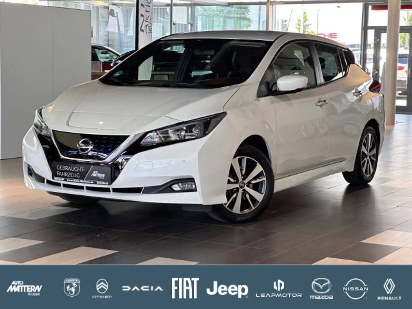 Nissan Leaf CarPlay|NAVI|SHZ|Kamera|Klimaaut.|Alu|1.Hd Weiß - 1