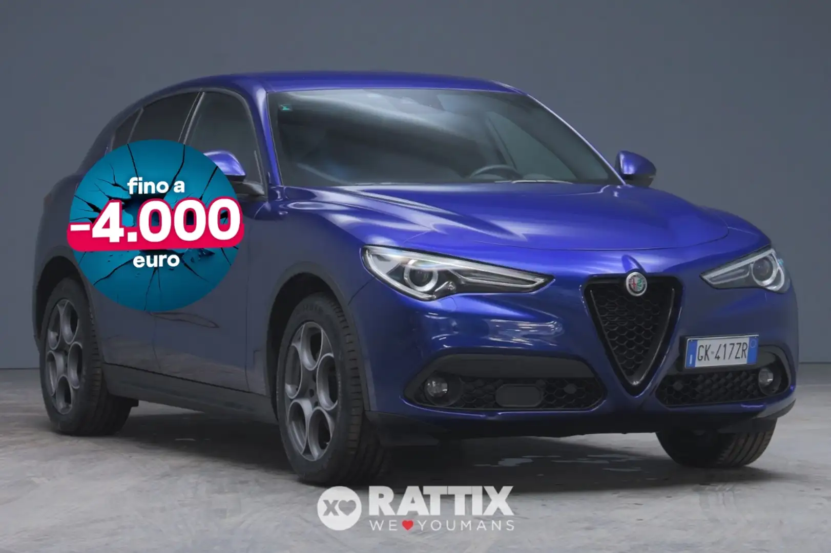 Alfa Romeo Stelvio 2.2 t 190CV Sprint Q4 Auto Blu/Azzurro - 1