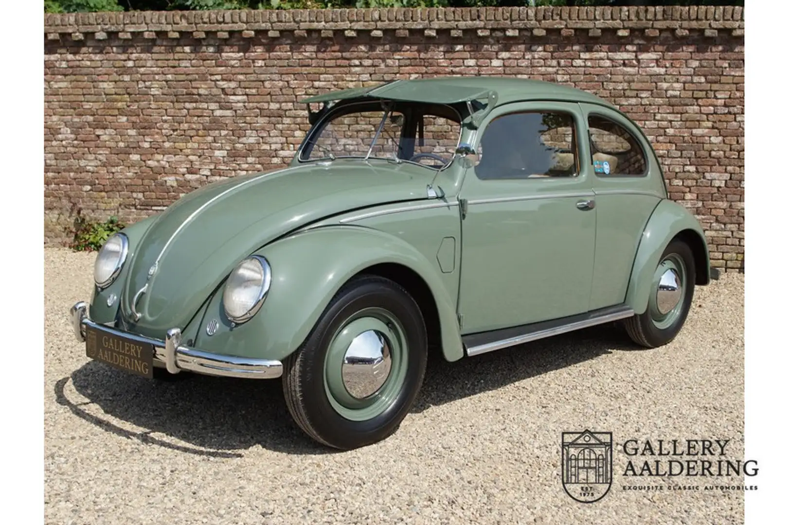 Volkswagen Käfer Beetle Type 1 splitwindow with rare crotch coolers Green - 1