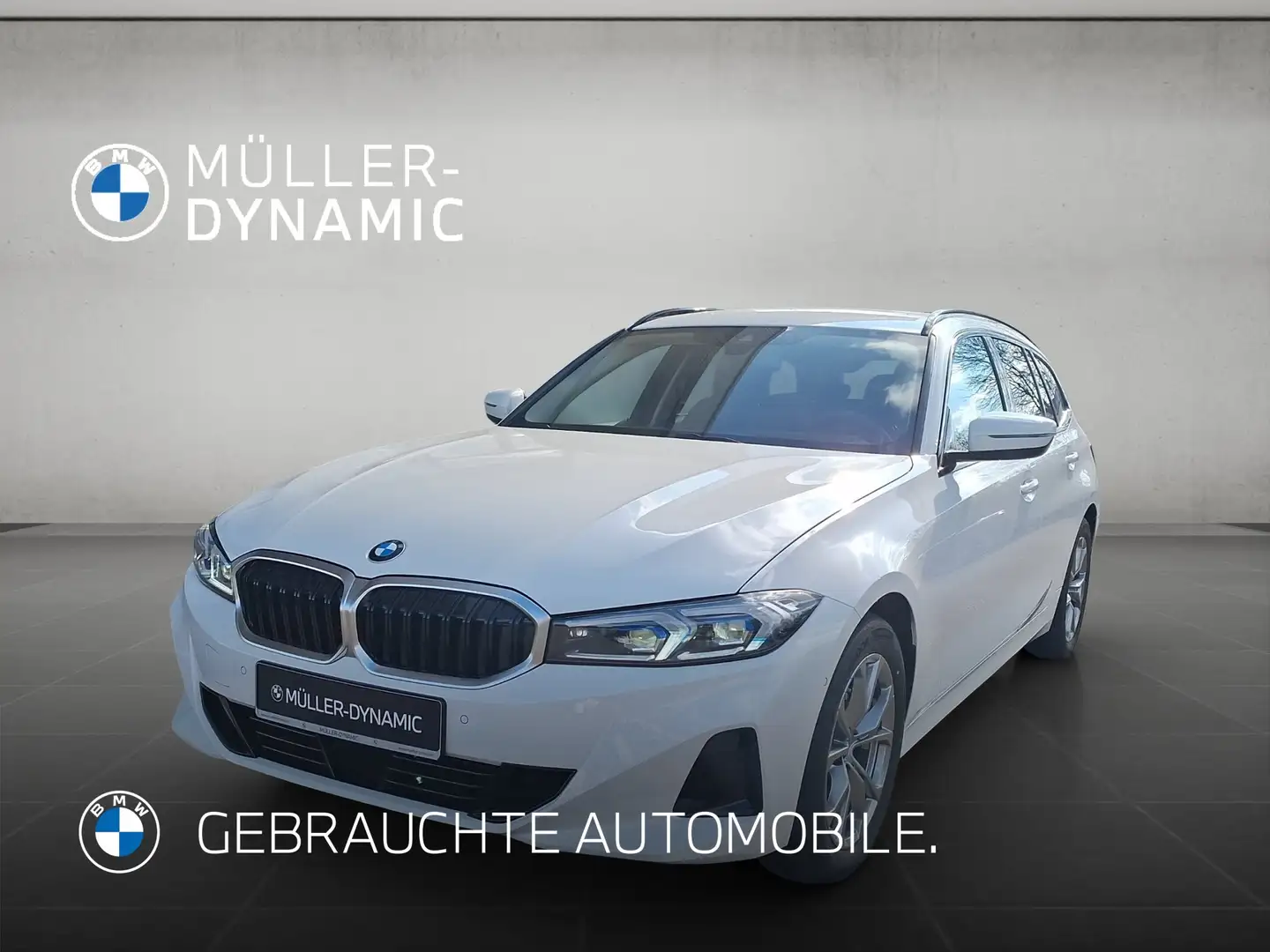 BMW 320 d xDrive Touring DAB LED ACC + Stop&Go Shz Weiß - 1