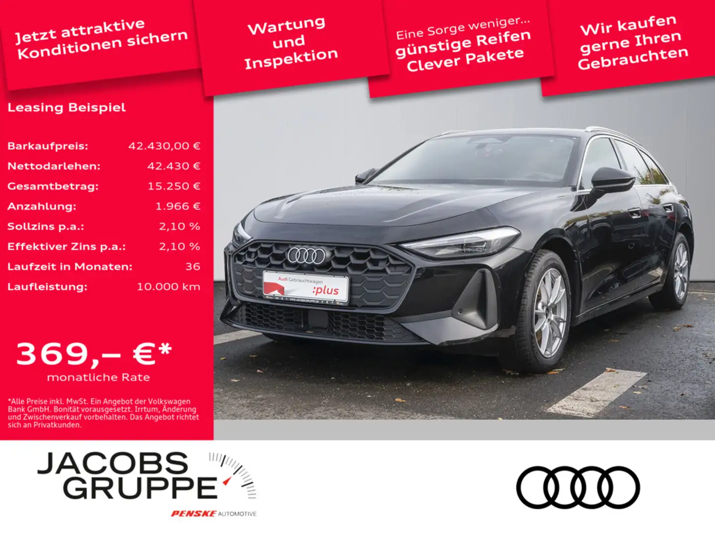 Audi A5 Avant 2.0 TFSI S-tronic MMI exp. plus, Sma Schwarz - 1