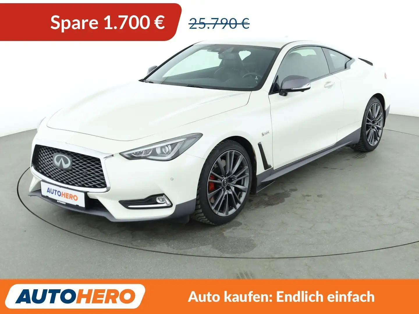 Infiniti Q60 3.0 V6 Sport AWD Aut.*NAVI*LED*TEMPO*CAM*SHZ*BOSE* Biały - 1