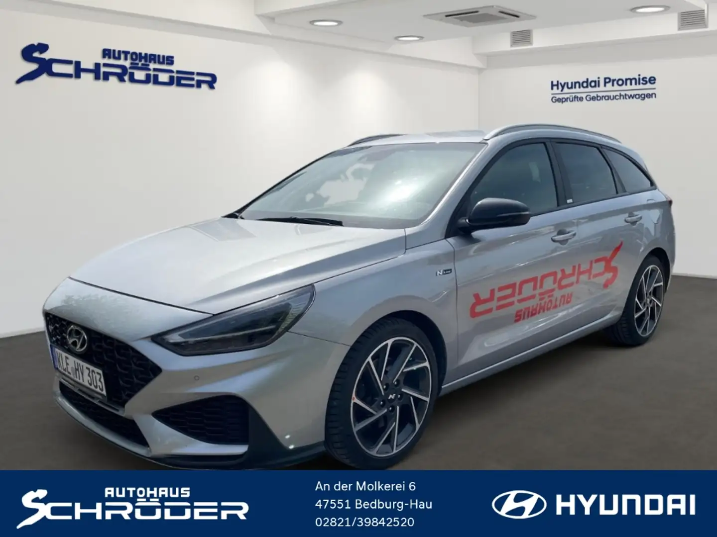 Hyundai i30 1.6 CRDi N-Line 48V (Mild Hybrid) Navigation Argento - 1