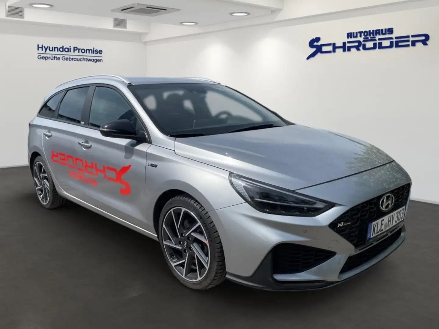 Hyundai i30 1.6 CRDi N-Line 48V (Mild Hybrid) Navigation Argento - 2