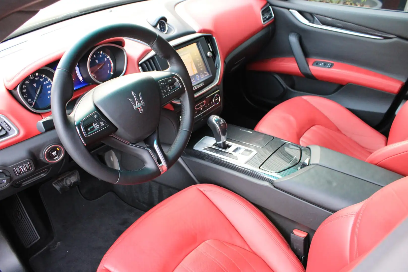 Maserati Ghibli 3.0 S Q4 Rood Leder | Stoelklima | Schuifdak | Cam Azul - 2