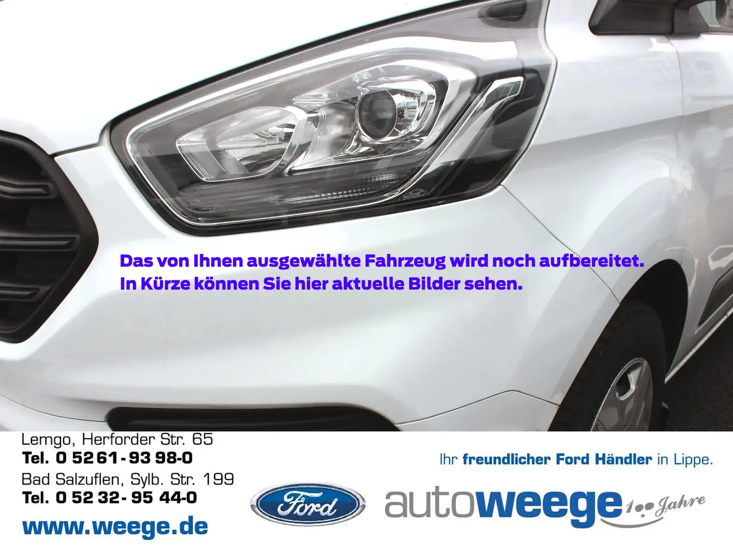 Ford Transit Custom 320 L1 Trend FWD Plug-in Hybrid Weiß - 1