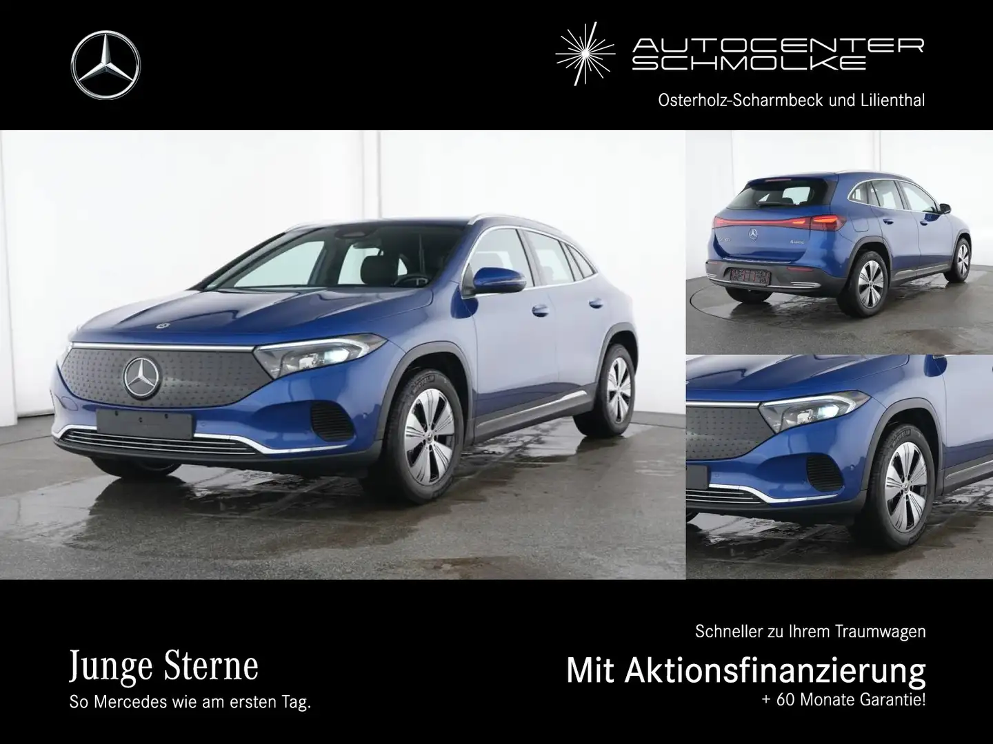 Mercedes-Benz EQA 300 EQA 300 4M ADVANCED AHK*KAMERA*TOTWINKEL*MBUX* LED Azul - 1