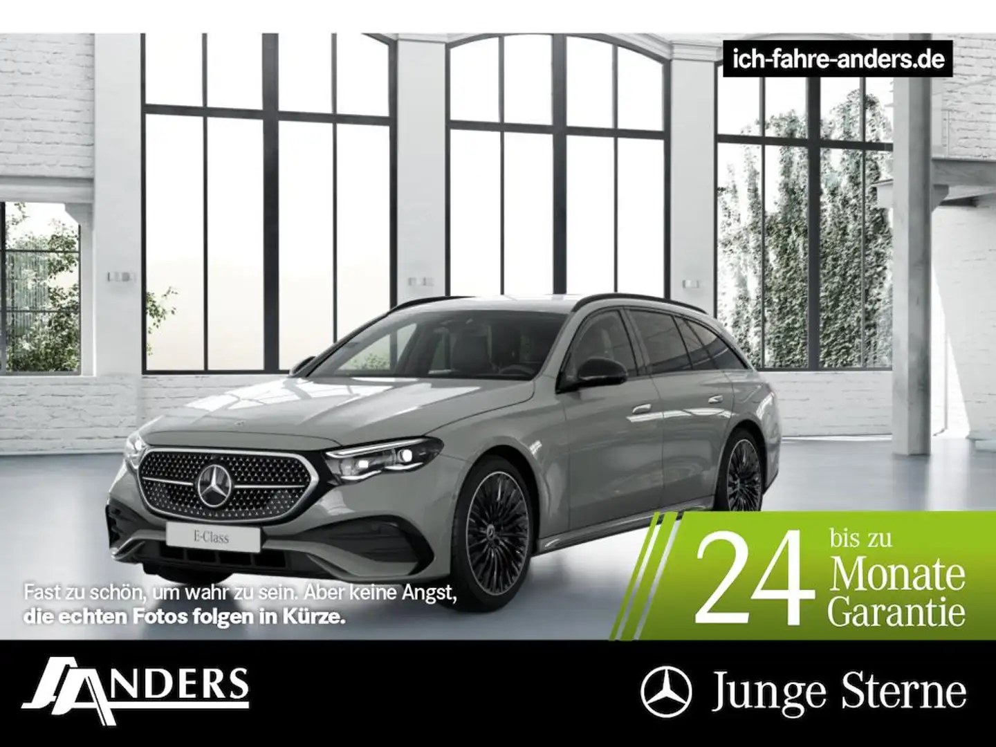 Mercedes-Benz E 300 de 4M T AMG PREM+AHK+Burm+Dist+SUPERSCREEN Grijs - 1