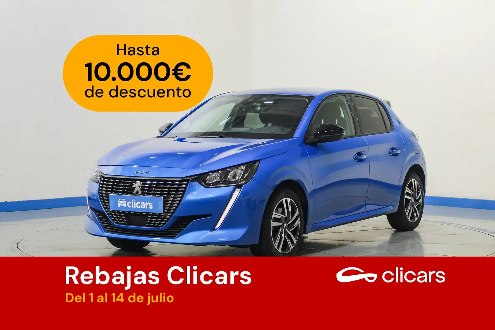 Peugeot 208 1.2 Puretech S&S Allure Pack EAT8 100 Azul - 1