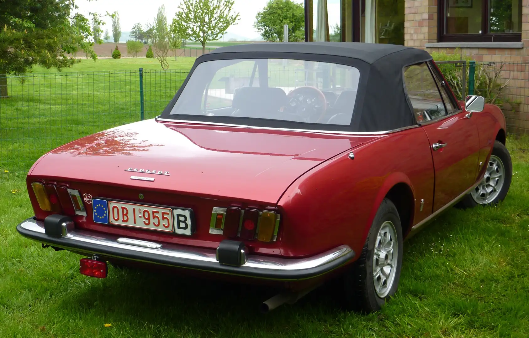 Peugeot 504 cabriolet 2.0 injection type B12 Rouge - 2
