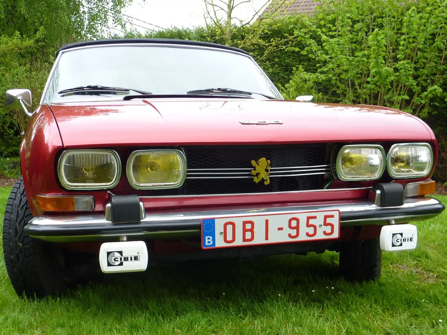 Peugeot 504 cabriolet 2.0 injection type B12 Rood - 1