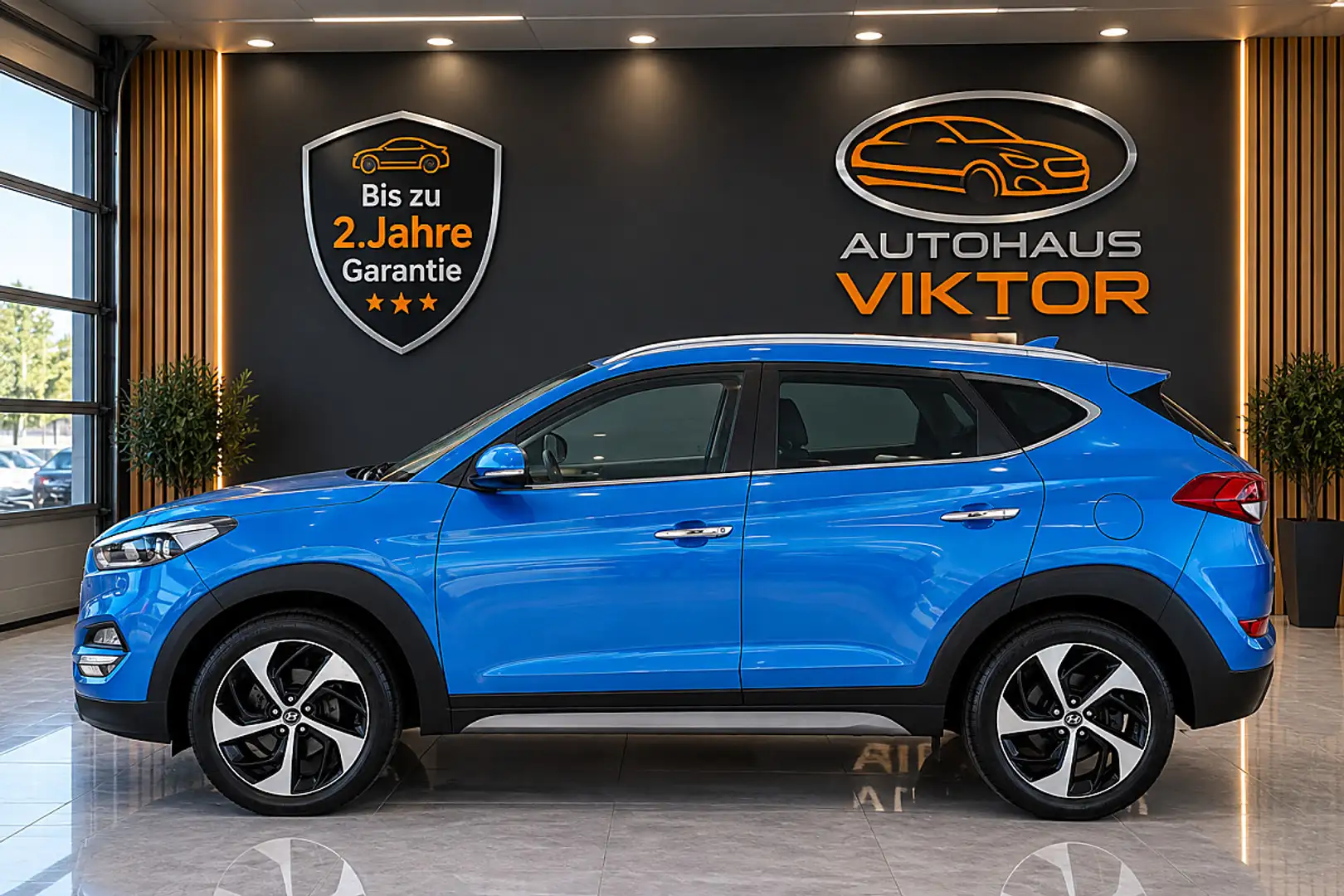 Hyundai TUCSON Tucson 1.7 CRDi DPF Style 2WD*Bis zu 24Monate G... Blau - 2