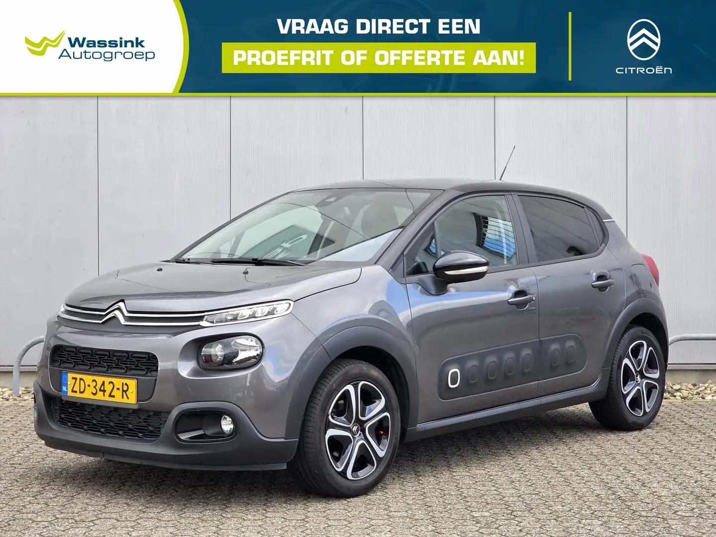 Citroen C3 1.2 Feel Edition | Climate control | Navigatie | P Grijs - 1