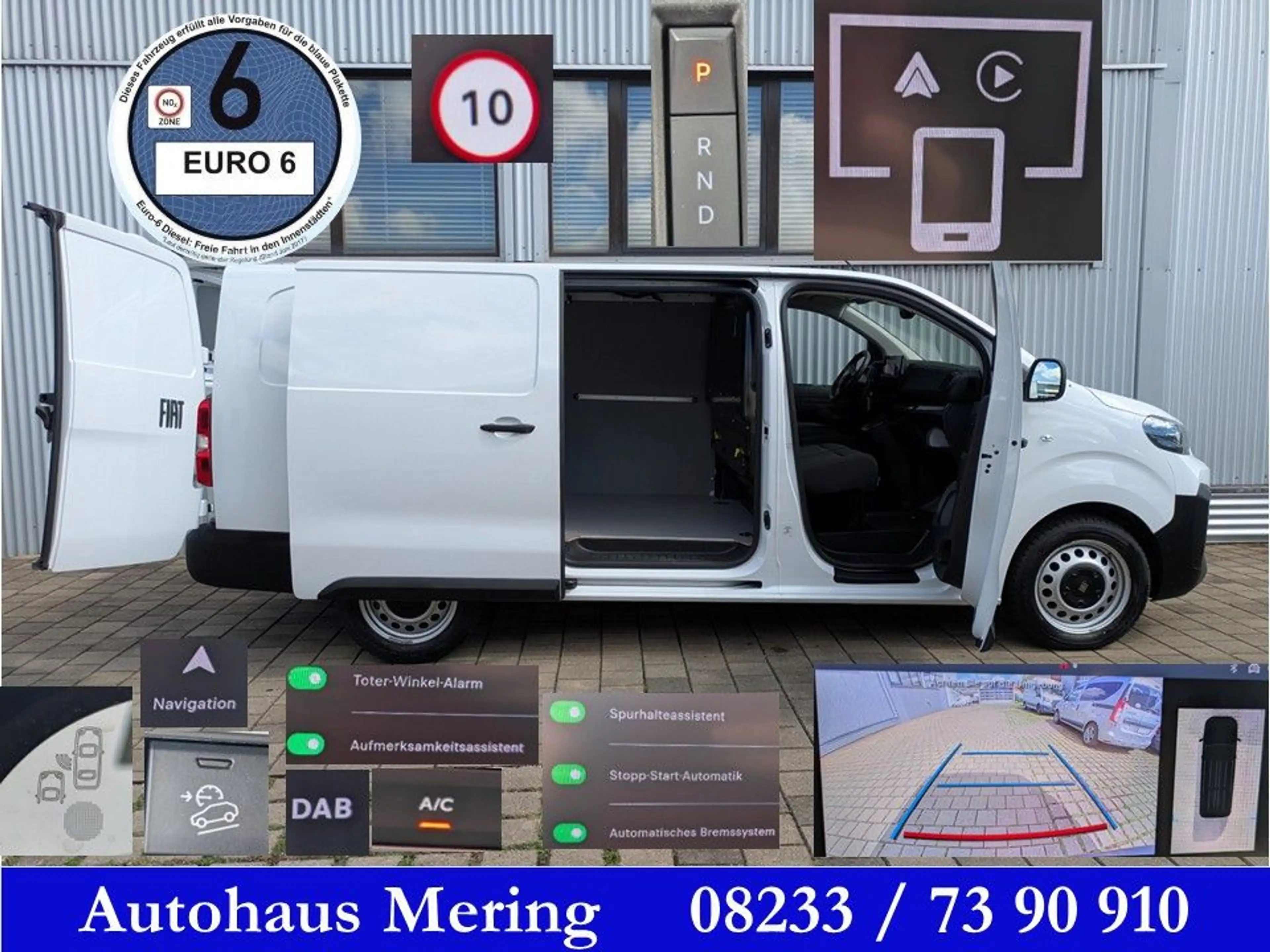 Fiat Scudo L3 Automatik Navi Kamera Licht Regen Tempo