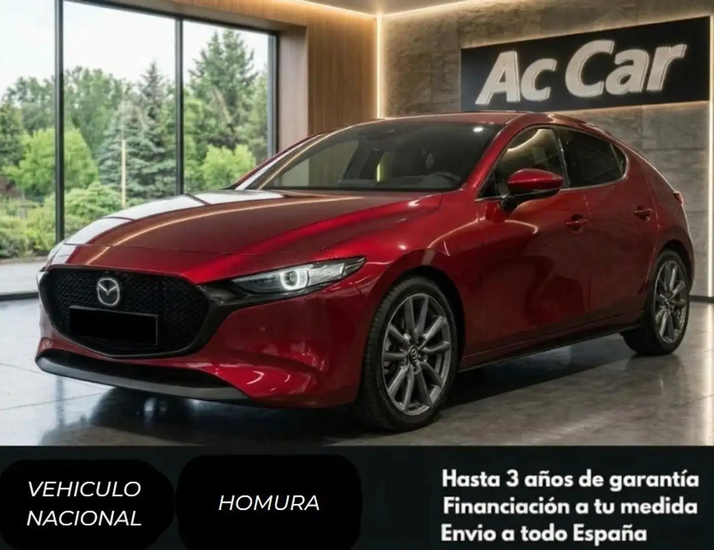 Mazda 3 2.0 e-SKYACTIV-X HOMURA Rojo - 1