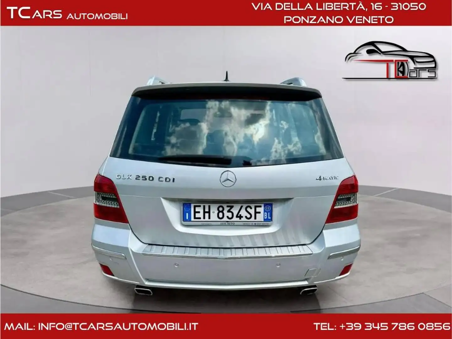 Mercedes-Benz GLK 250 MERCEDES GLK 250 2.2 - 4MATIC KM - CERTIFICATI Argento - 1