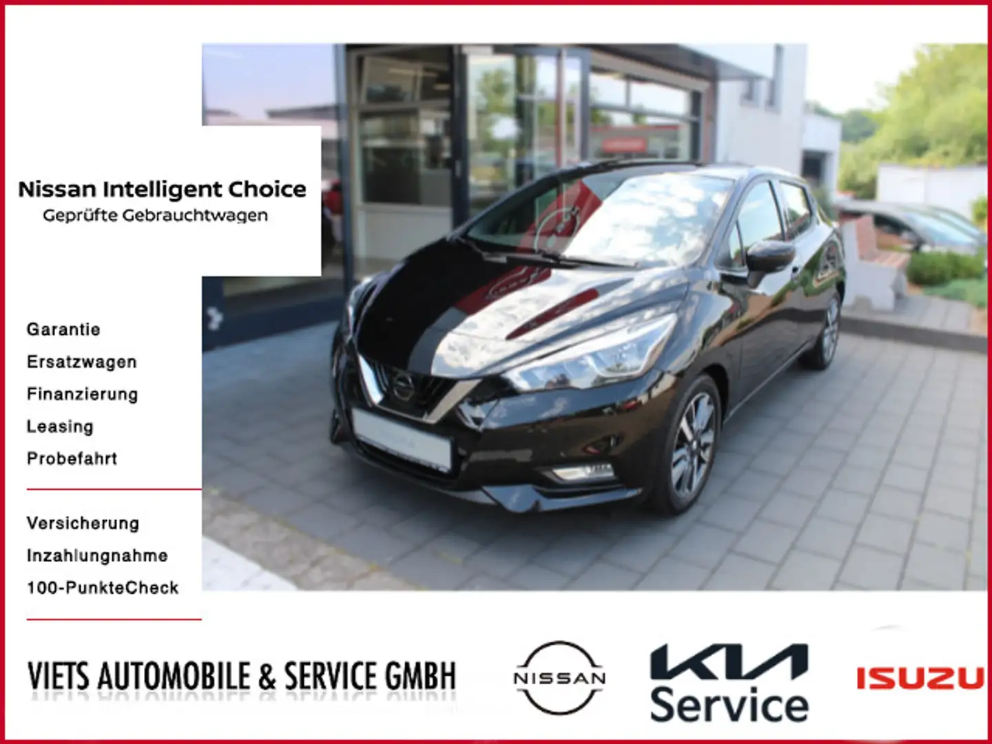 Nissan Micra 1.0 IG 71 N-WAY Klima Navi Noir - 1