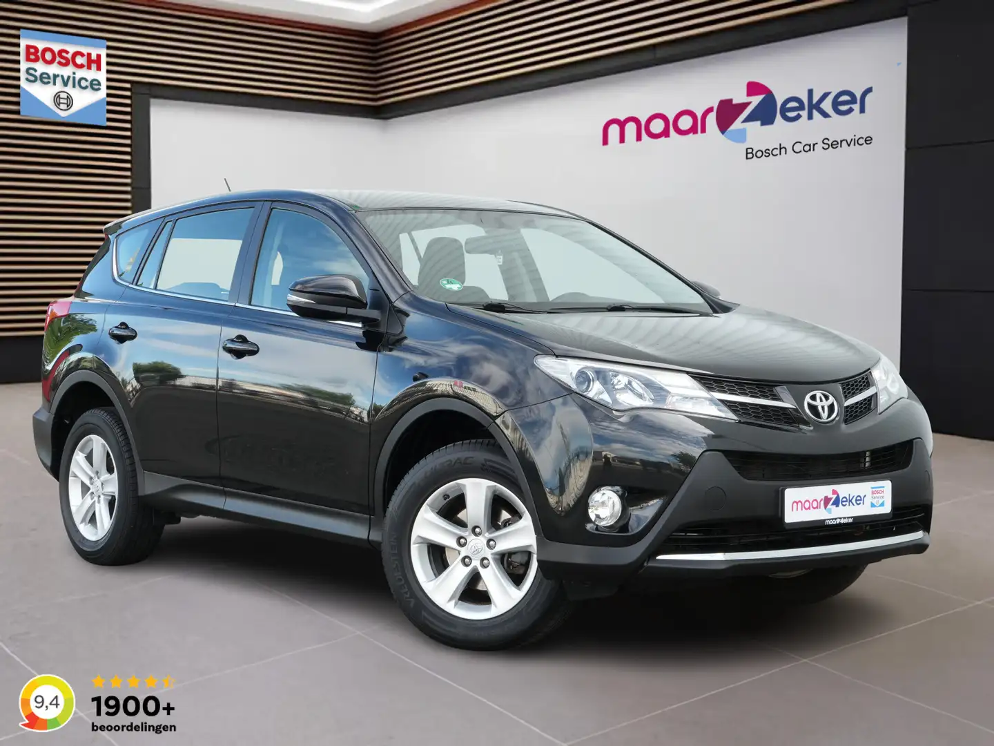Toyota RAV 4 2.0 Dynamic 4WD ✅Dodehoek✅Trekhaak✅Navi✅Camera✅Cli Noir - 1