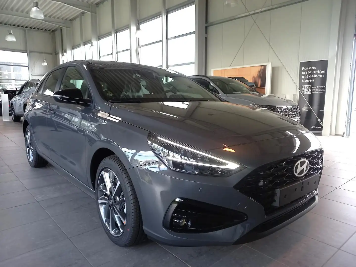 Hyundai i30 FL 1.0 T-GDI ADVANTAGE.LED.Navi.Klimaaut.LM Grigio - 2