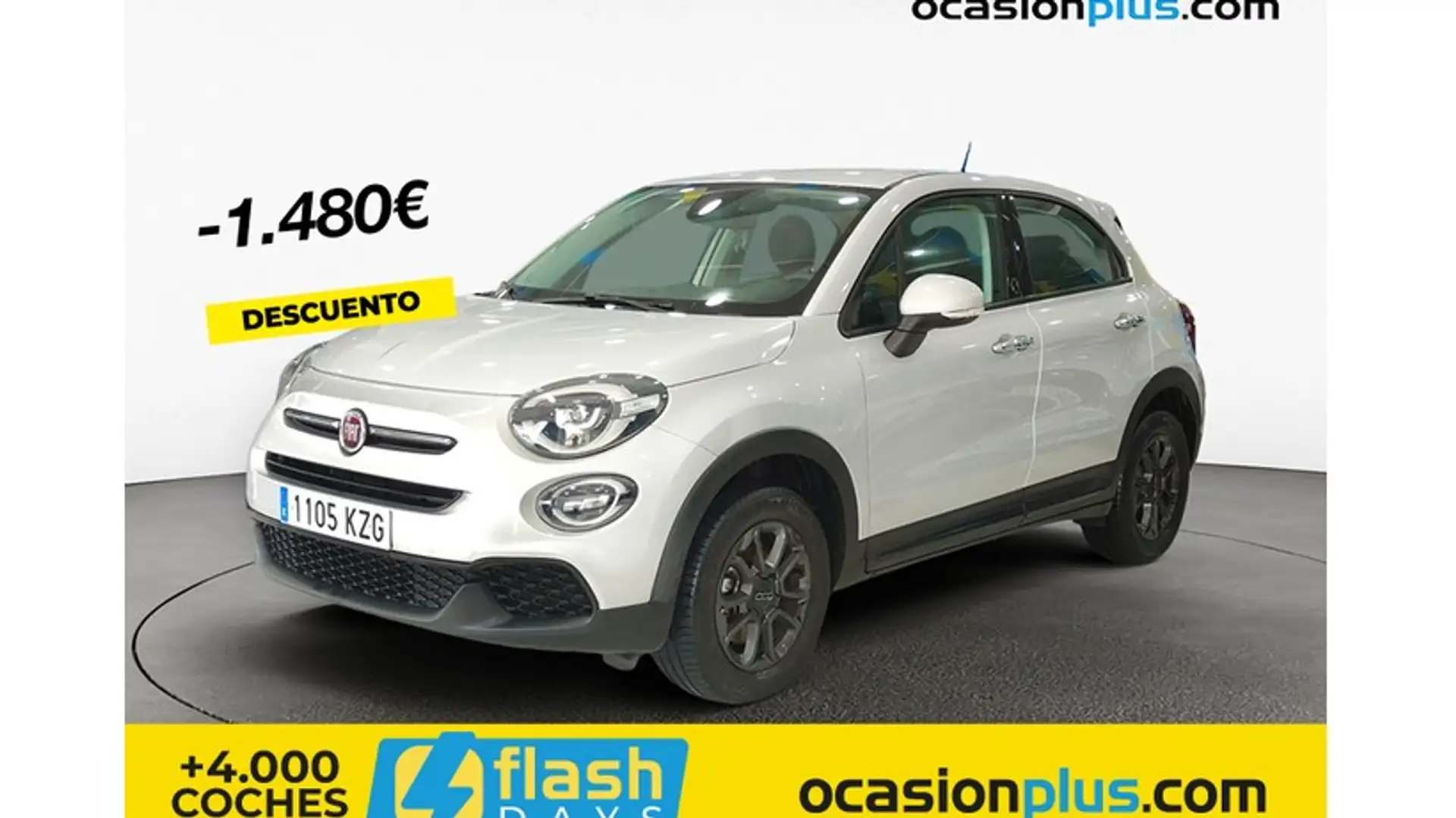 Fiat 500X 1.6 E-Torq S&S 120th Aniversario 4x2 Plateado - 1