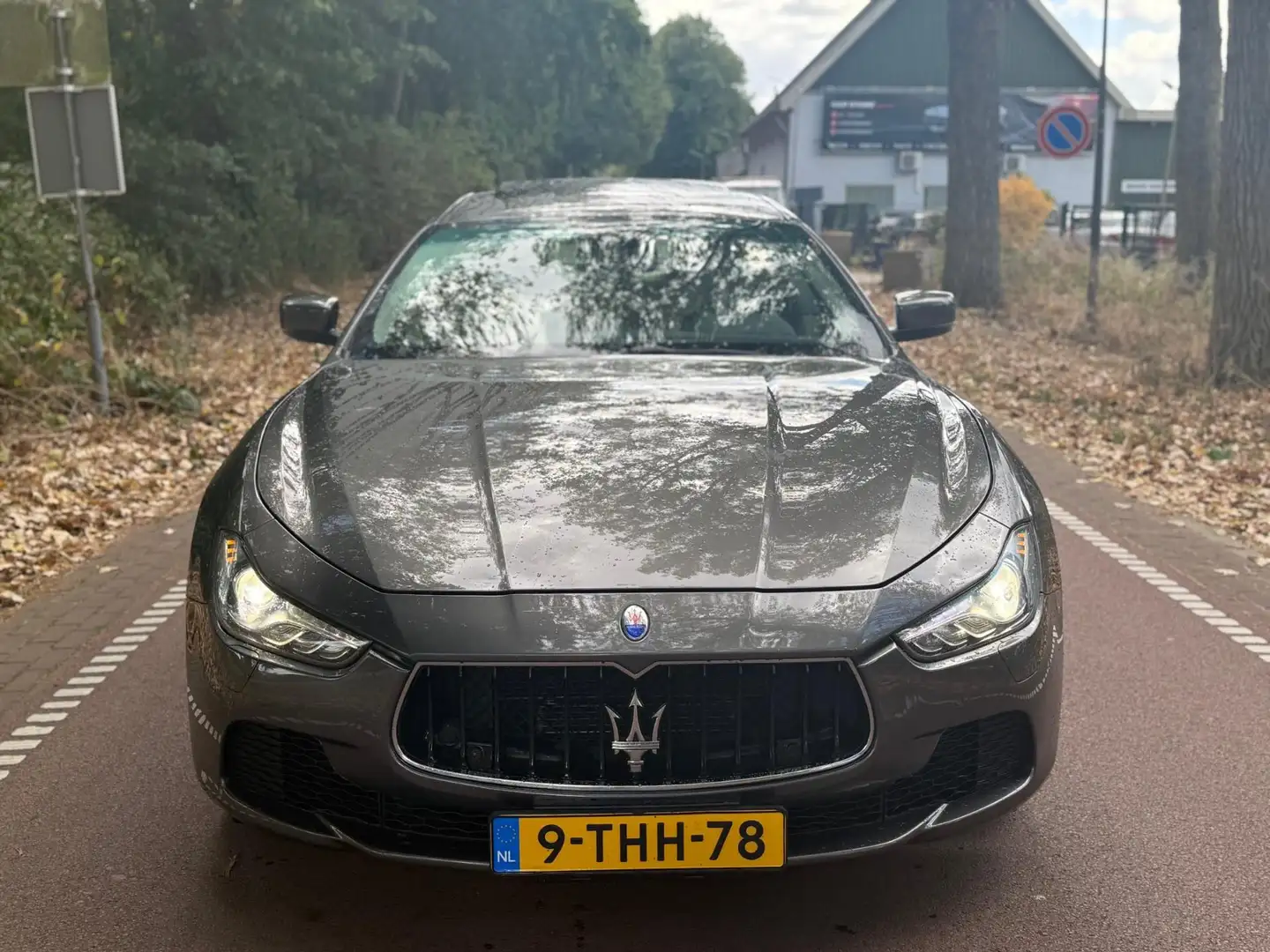 Maserati Ghibli 3.0 V6 D SCHUIFDAK!LEDER!XENON!RIJDT SUPER! Grijs - 2