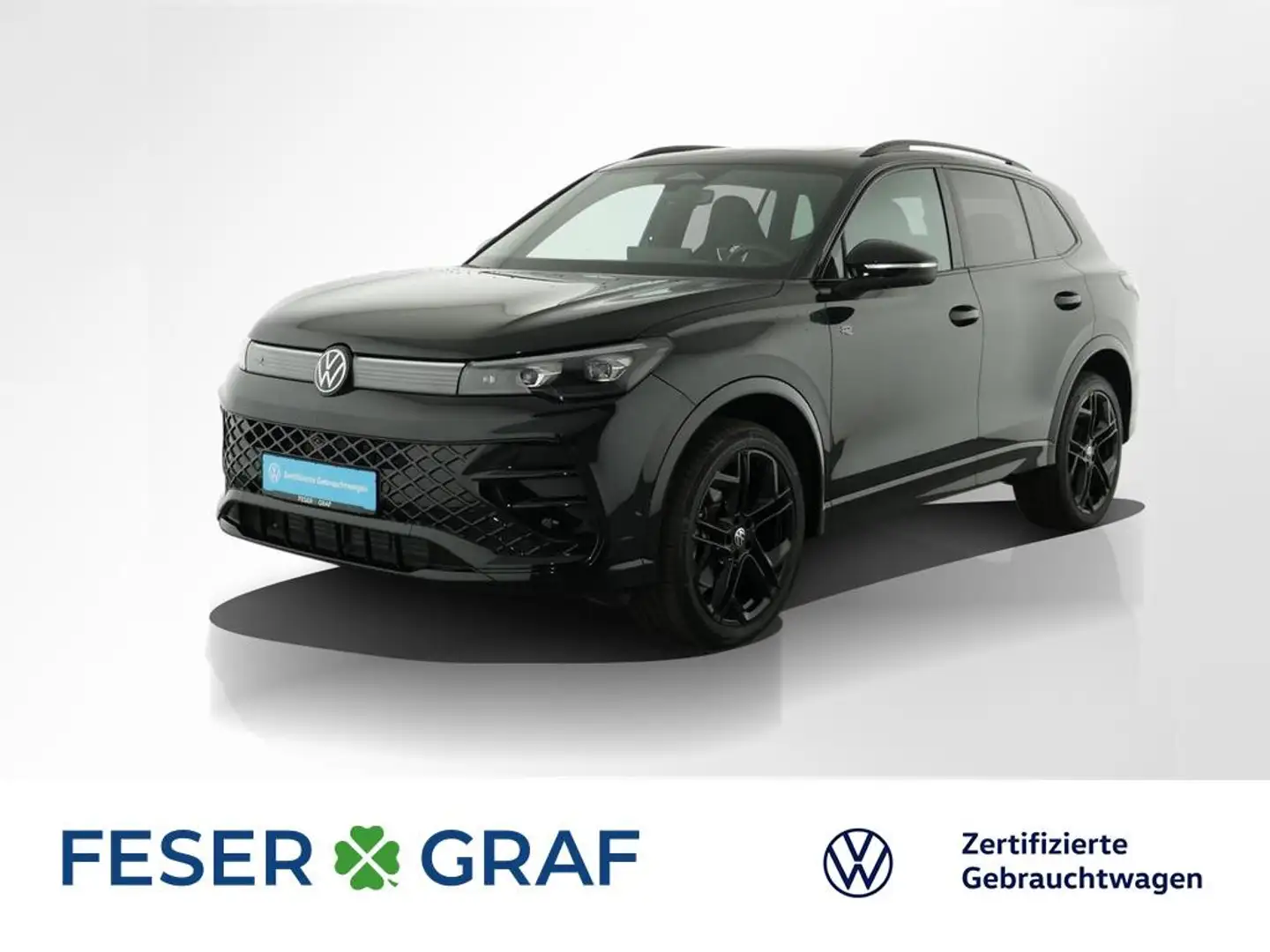 Volkswagen Tiguan R-Line 2.0 TDI DSG Navi Pano AHK HUD AreaView Schwarz - 1