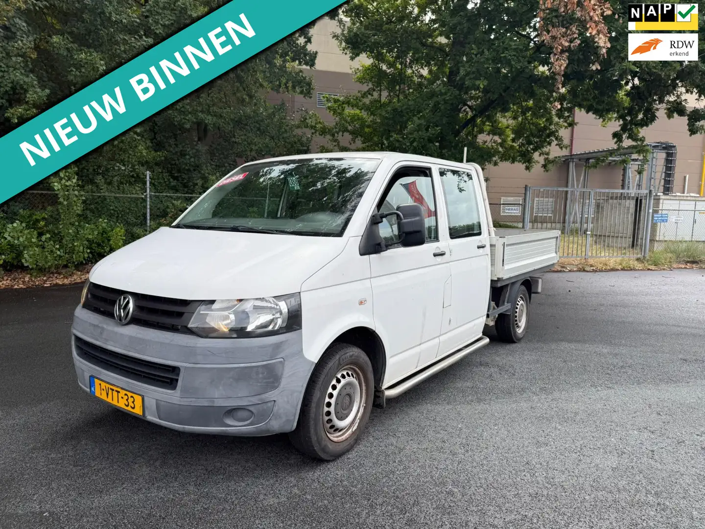 Volkswagen Transporter 2.0 TDI L2H1 DC NETTE AUTO MET LAGE KM STAND KOOPJ Blanc - 1