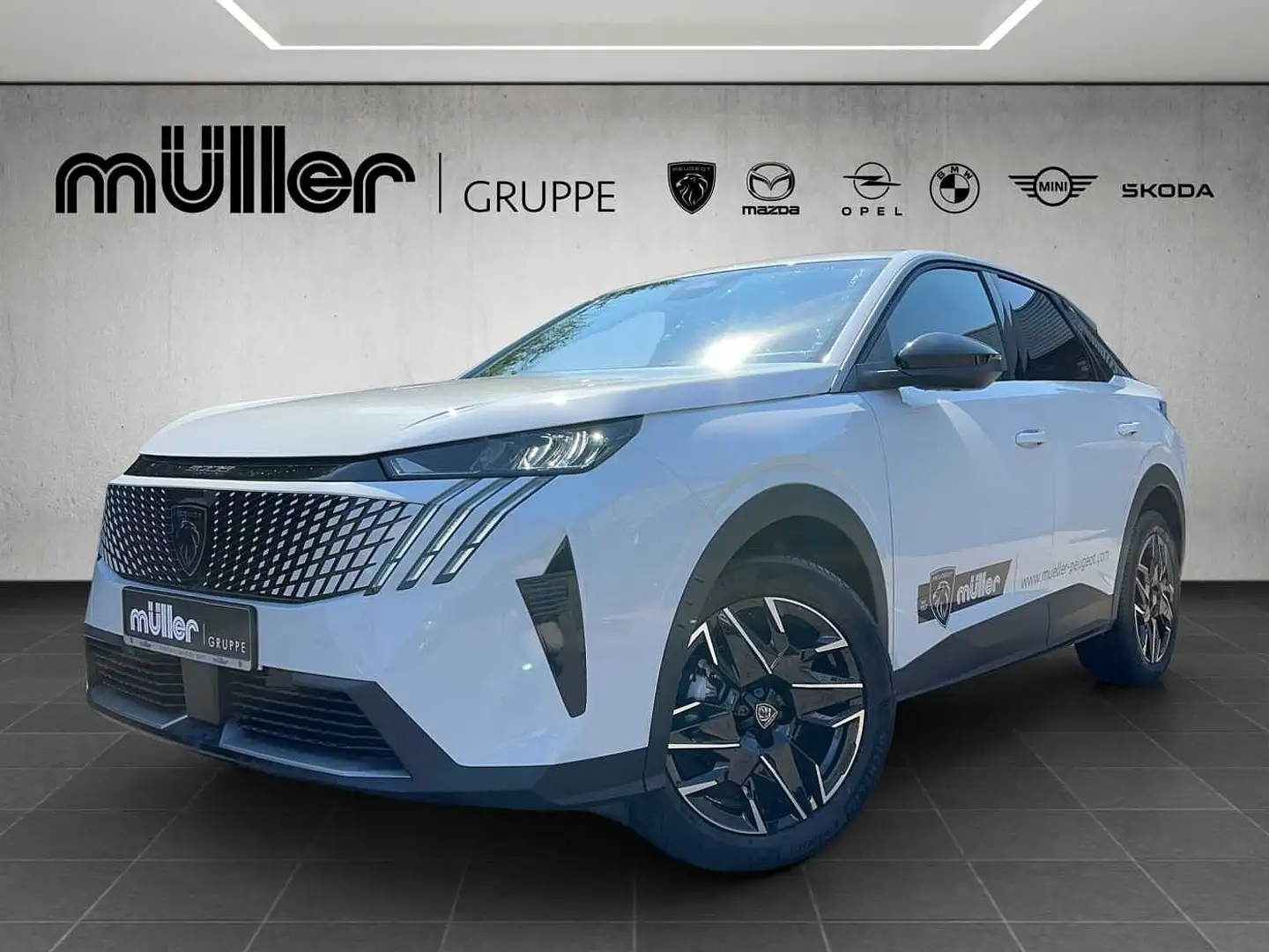 Peugeot 3008 Allure HYBRID 136 e-DSC6 Weiß - 1