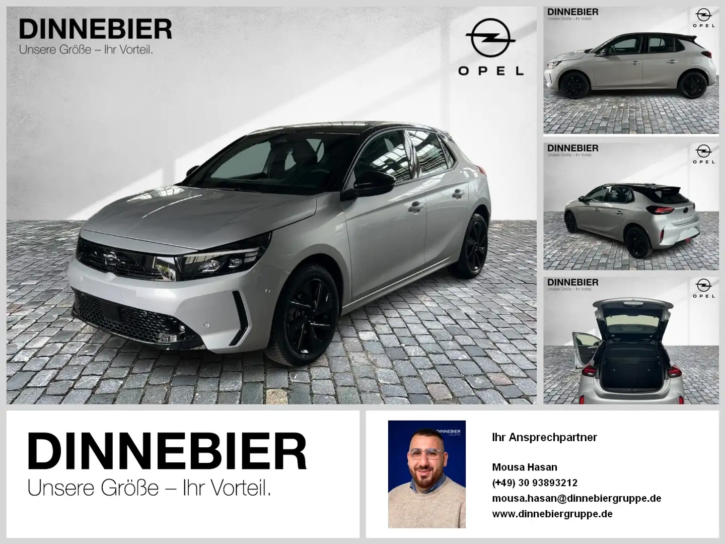 Opel Corsa GS *LED+KAMERA+SITZHEIZUNG+PDC* Argent - 1