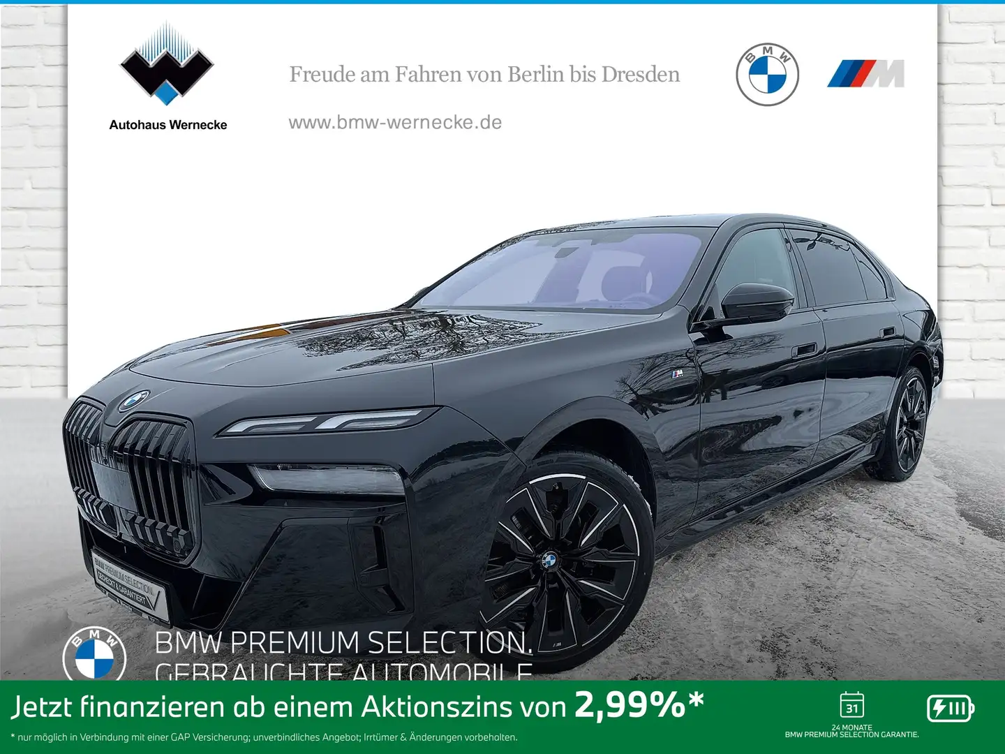 BMW i7 xDrive60 Limousine M Sportpaket DAB Schwarz - 1