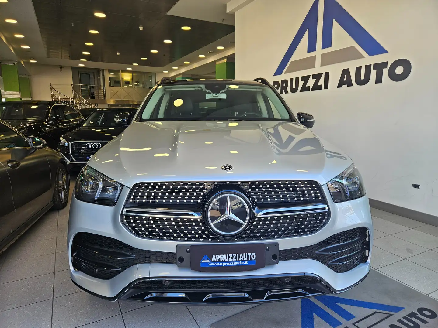 Mercedes-Benz GLE 300 d Premium 4matic auto RETROCAM NAVI SENSORI TETTO Argento - 2