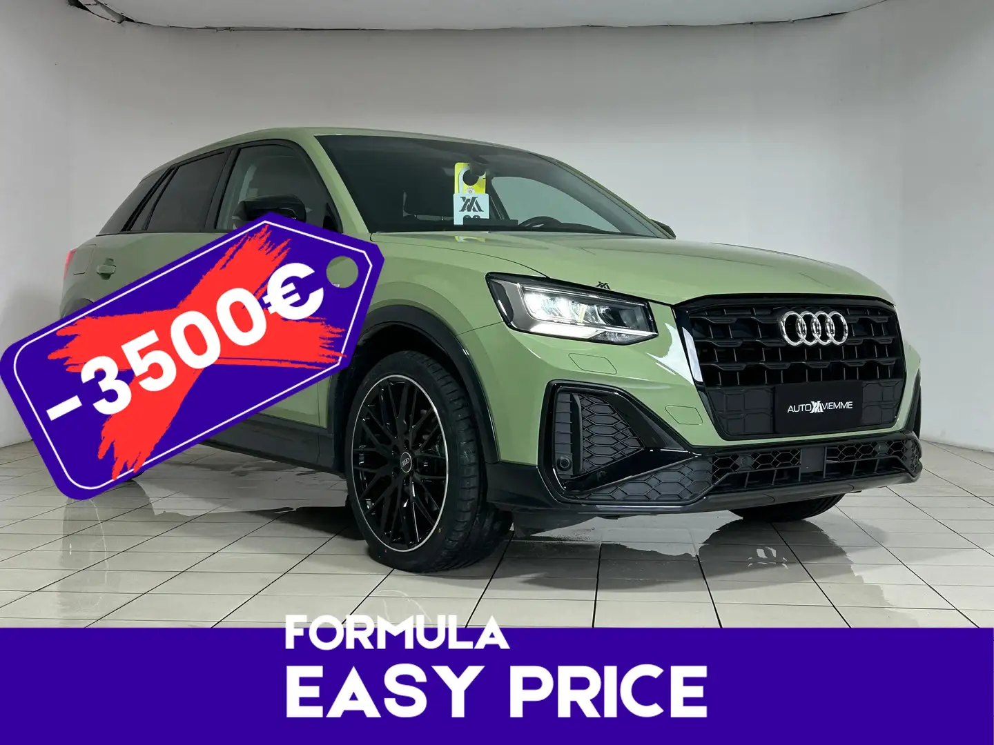 Audi Q2 Identity Black s-tronic 150 cv + cerchi 19 Verde - 1
