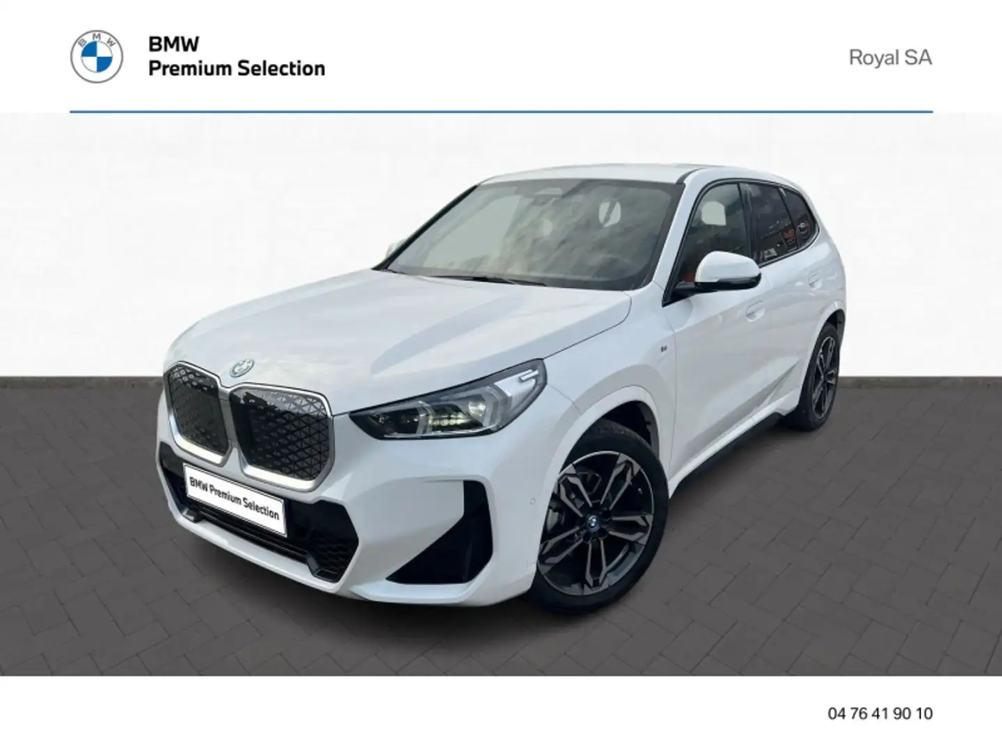 BMW X1 ieDrive20 204ch M Sport Blanc - 1