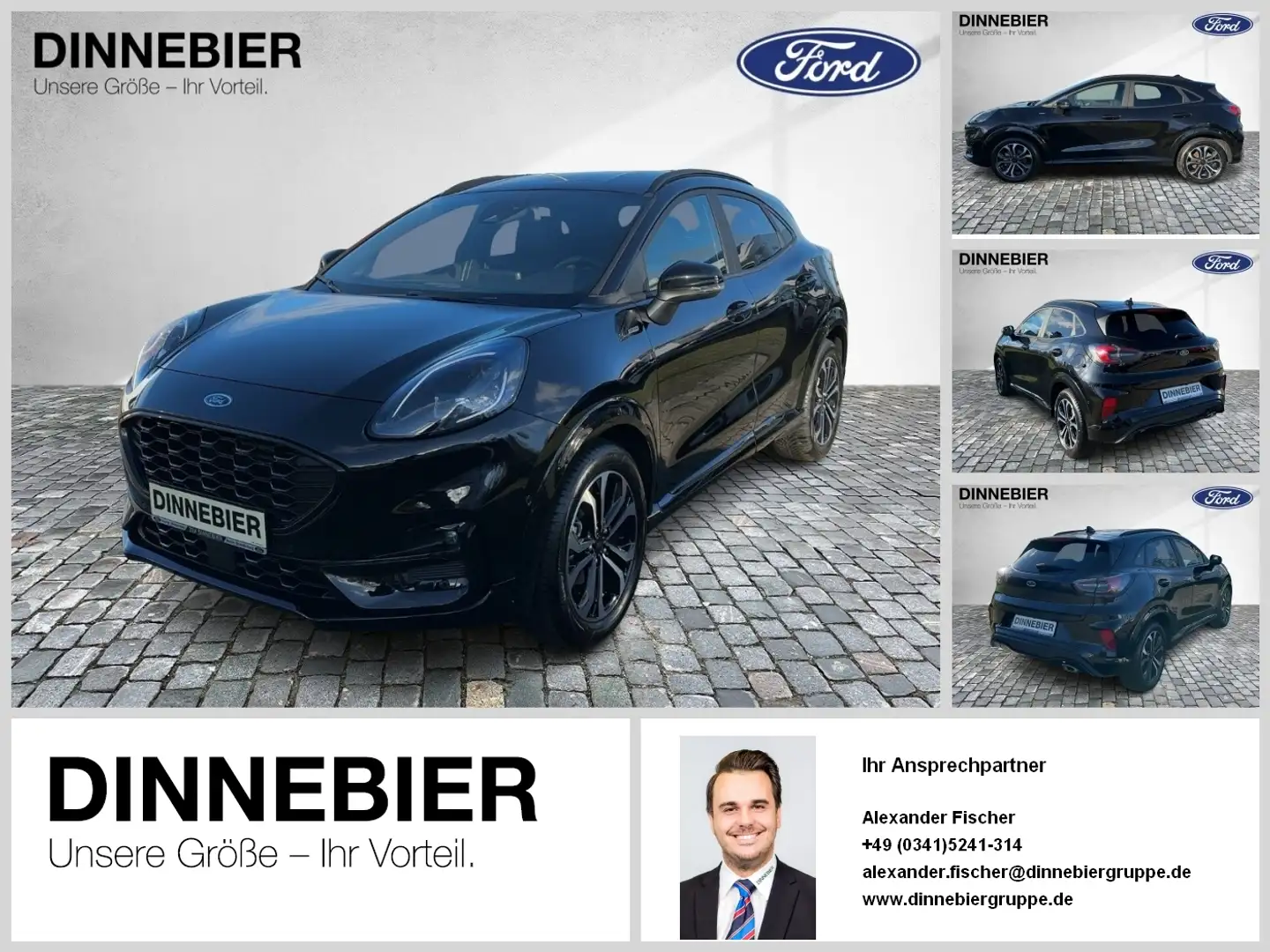 Ford Puma ST-Line X LED+Navi+Kamera+Winterpaket Zwart - 1
