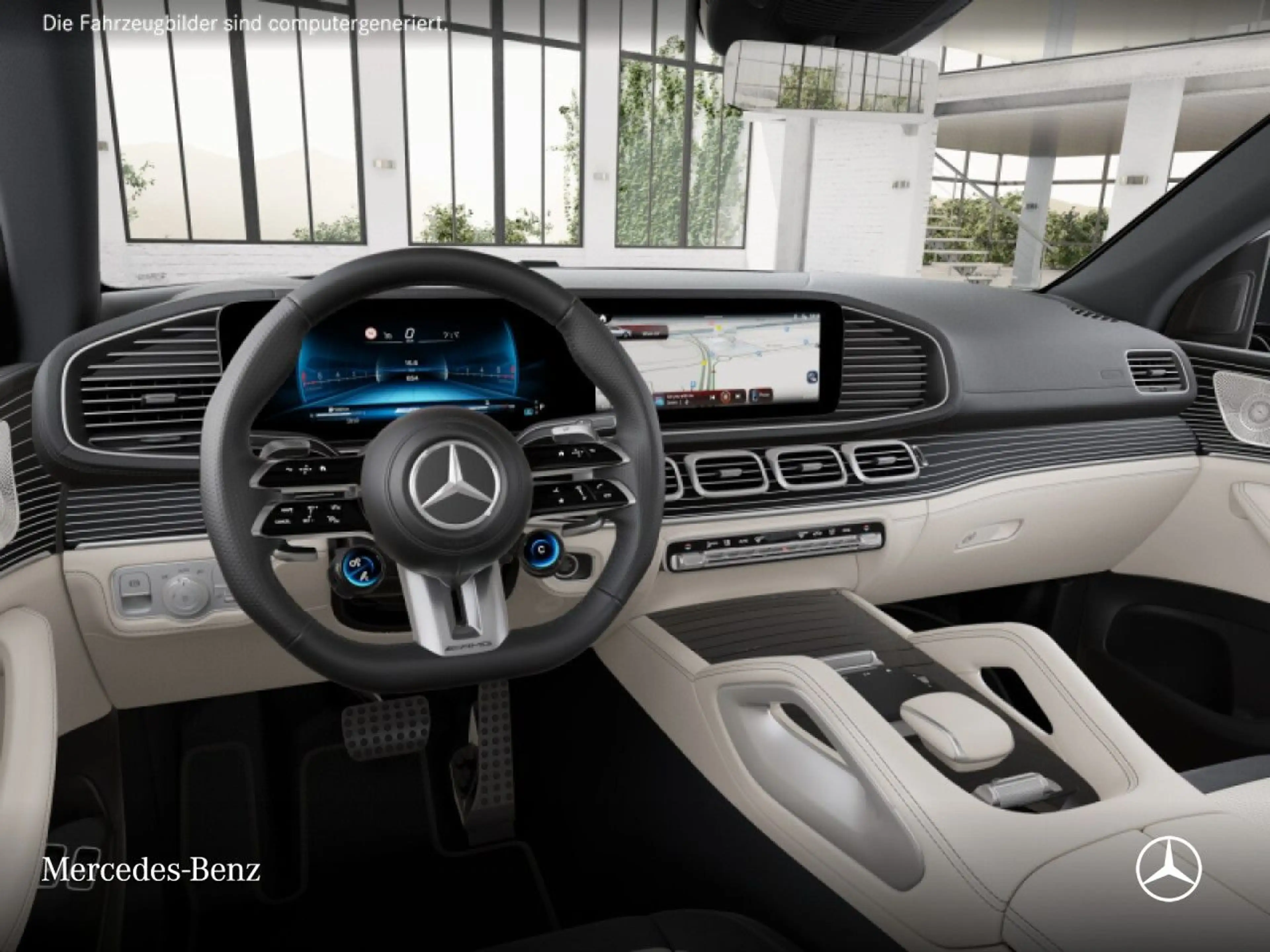 Mercedes-Benz GLE 53 AMG GLE 53 HYBRID Coupé 4M NIGHT+PANO+360+AHK+22"+HUD — photo 9