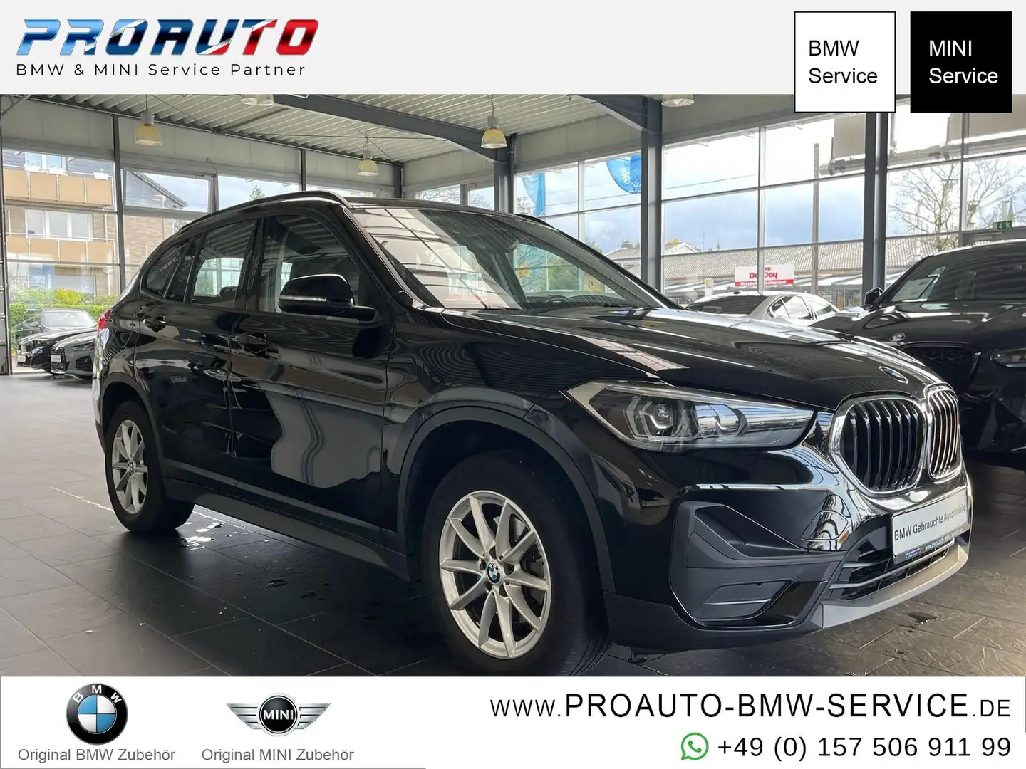 BMW X1 sDrive 18 i Advantage Pano/Komf.z/Navi/AHK Schwarz - 1