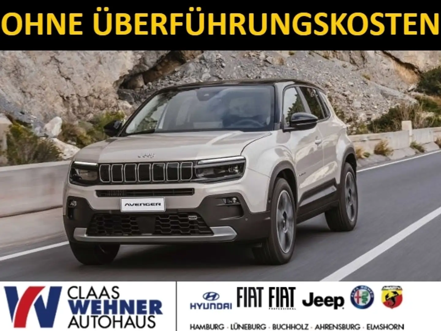 Jeep Avenger Altitude Automatik Ganzjahresreifen Winterpaket Rot - 1