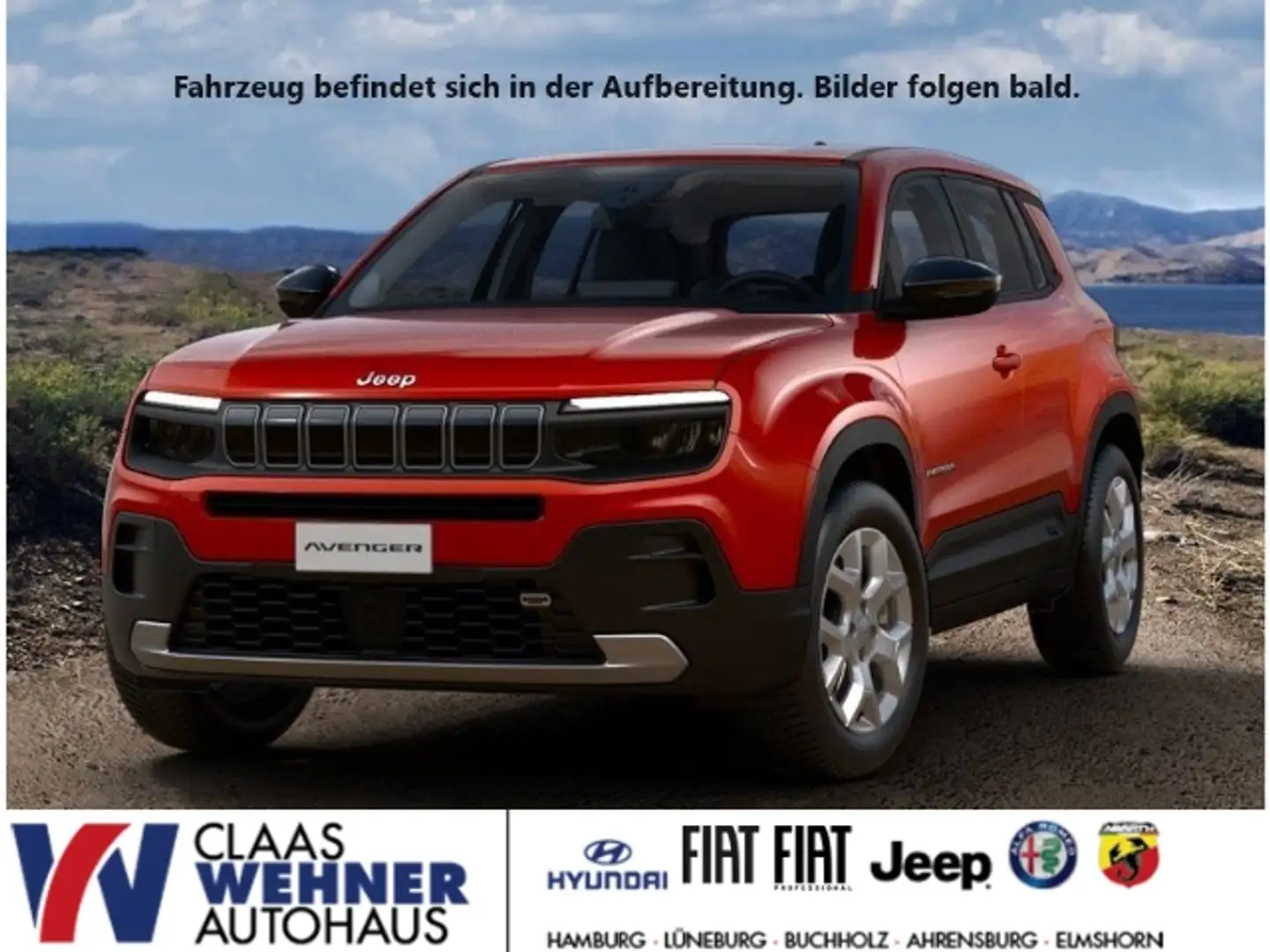 Jeep Avenger Altitude Automatik Ganzjahresreifen Winterpaket Rot - 2