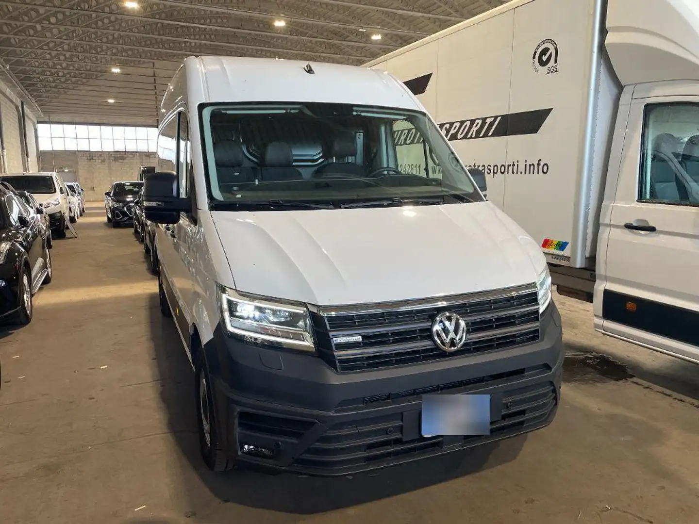 Volkswagen Crafter e-CRAFTER KASTEN FWD LED/DAB+/ERGO-COMFORT/KAM. Weiß - 2