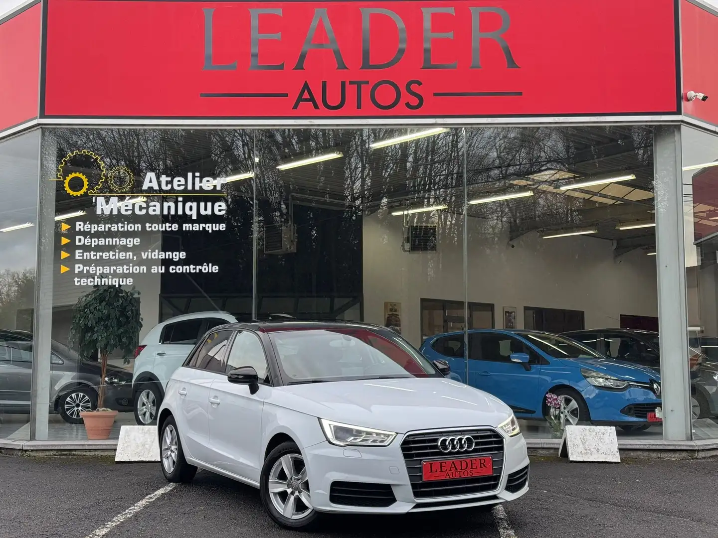 Audi A1 🟩1.4 DIESEL 90CV - GPS - CAPTEUR - AIRCO Blanc - 1