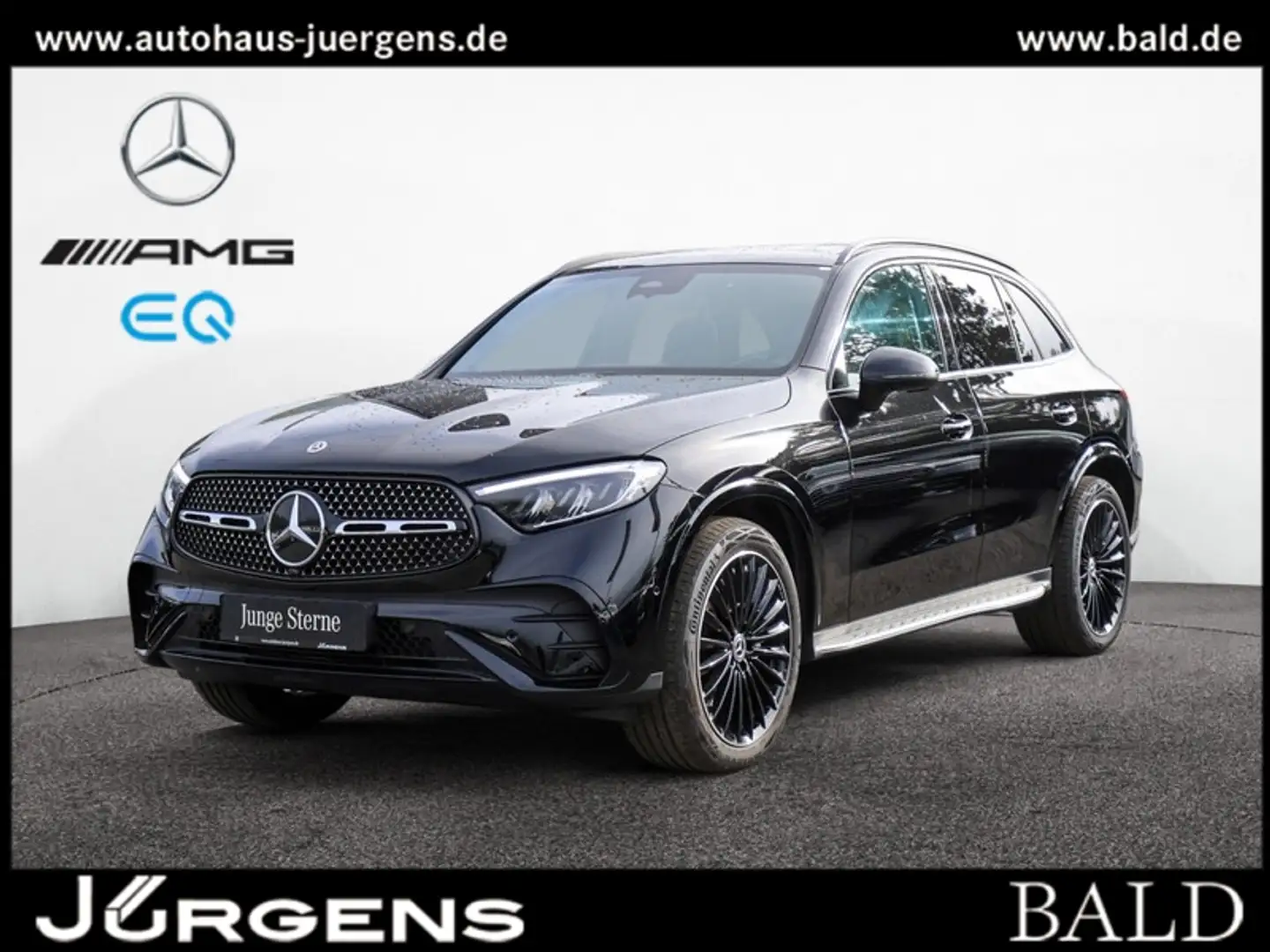 Mercedes-Benz GLC 220 d 4M AMG-Sport/Pano/Burm/AHK/Night/20' Schwarz - 1