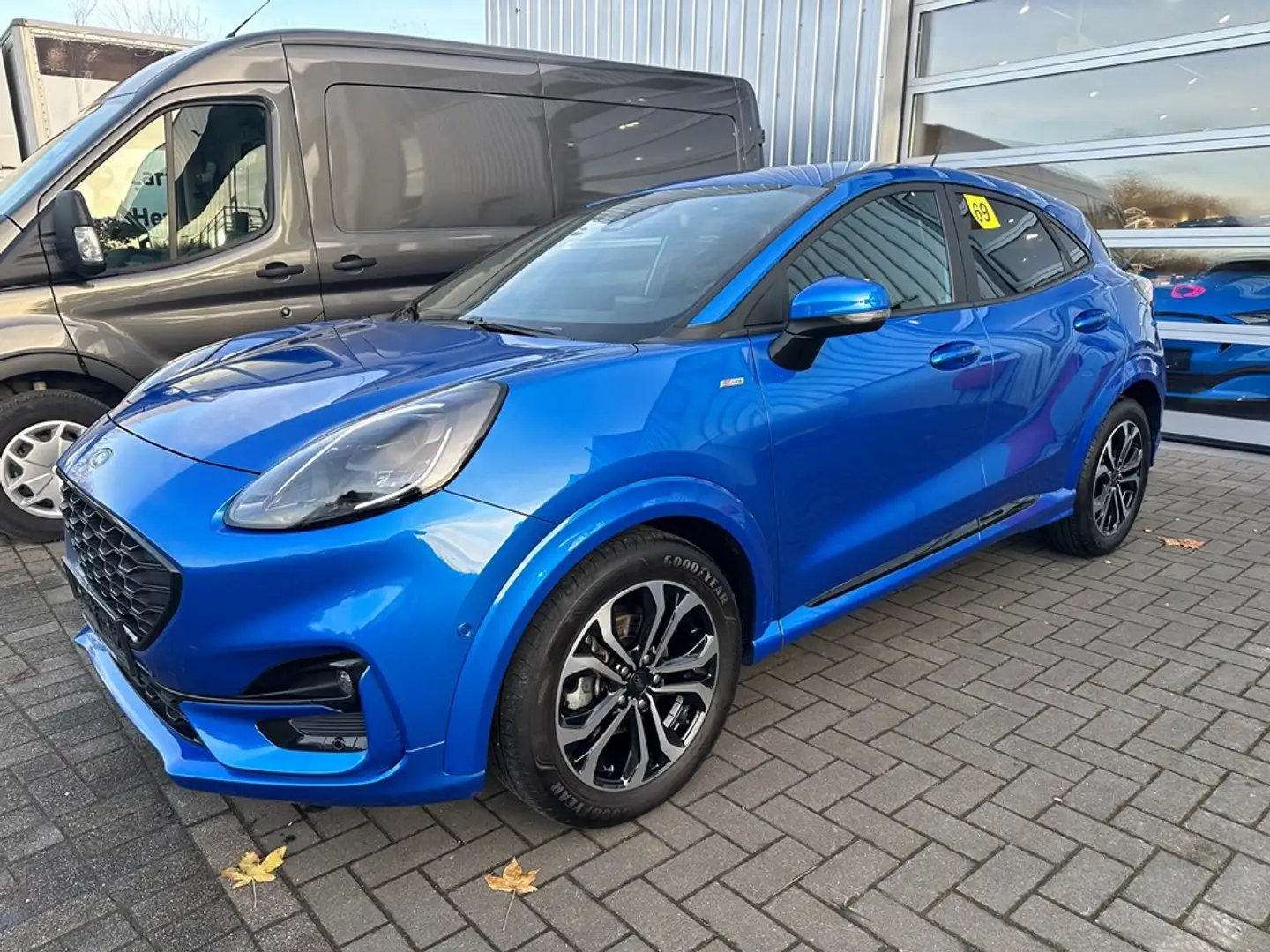 Ford Puma 1.0Mhev 125pk M6 ST-line+Apple carplay+camera+DAB+ Blauw - 1