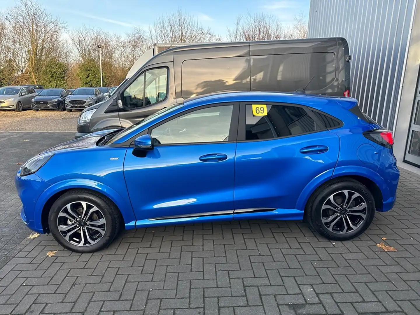 Ford Puma 1.0Mhev 125pk M6 ST-line+Apple carplay+camera+DAB+ Blauw - 2