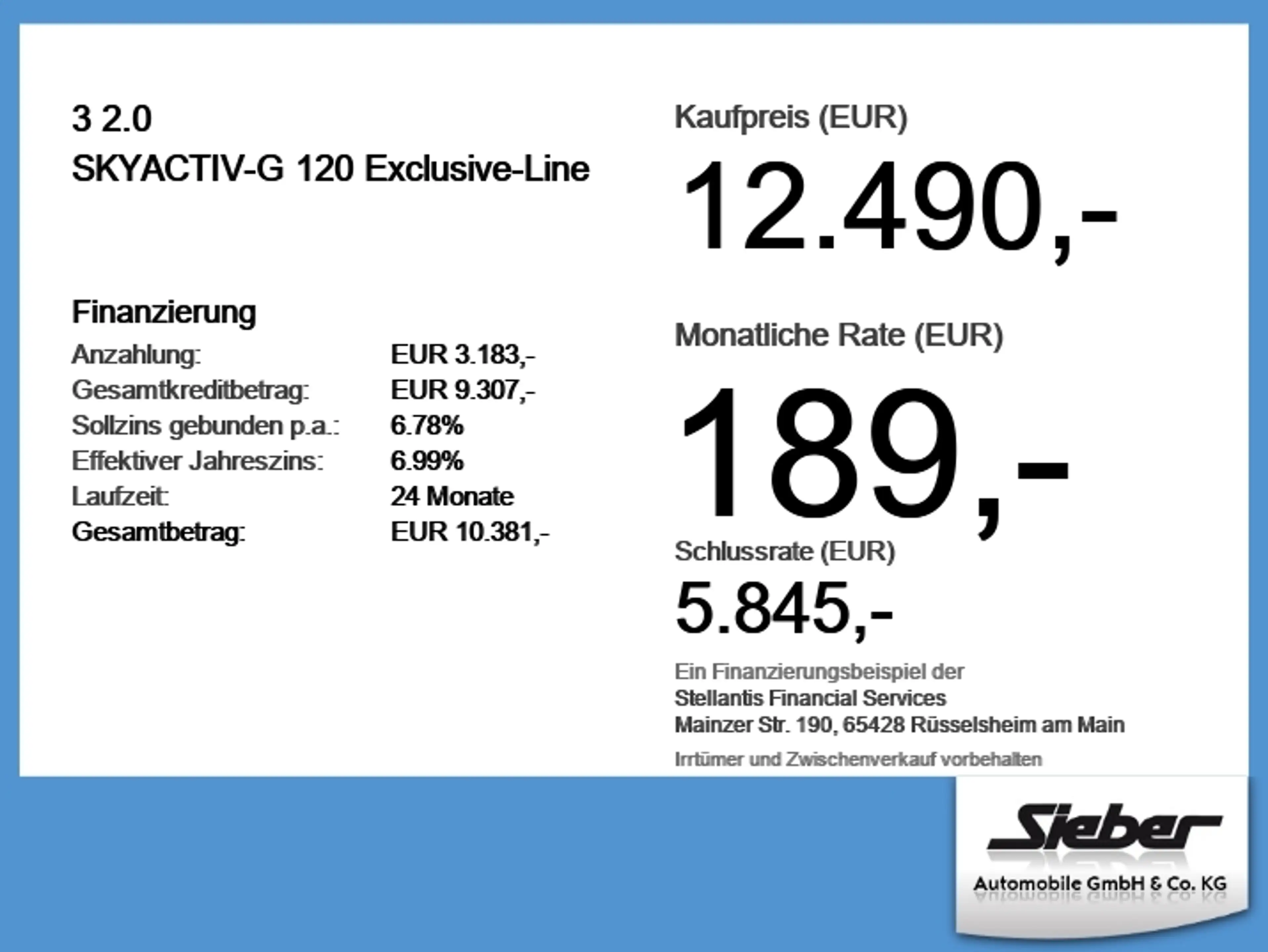 Mazda 3 2.0 SKYACTIV-G 120 Exclusive-Line *Head UP*LED* — photo 6