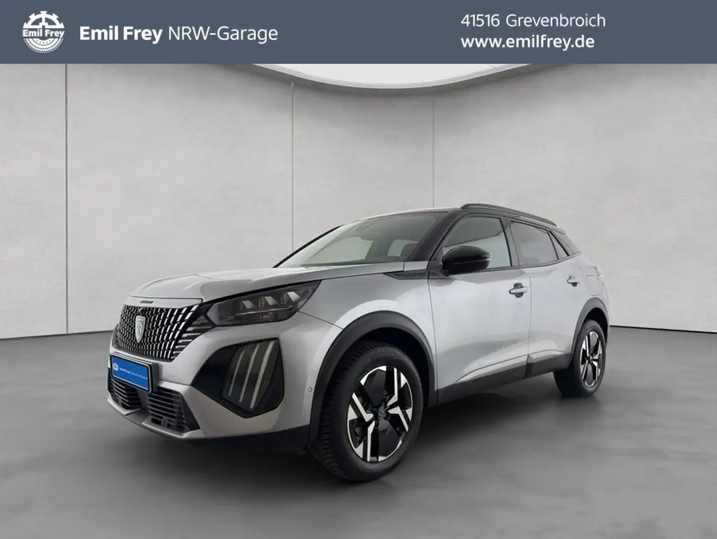 Peugeot 2008 PureTech 130 EAT8 GT AHK+LED+NAVI+RFK Argent - 1