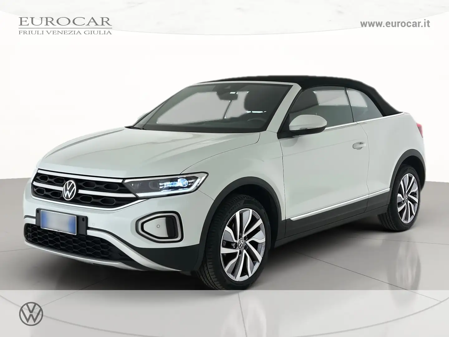Volkswagen T-Roc cabriolet 1.0 tsi style 110cv Bianco - 1