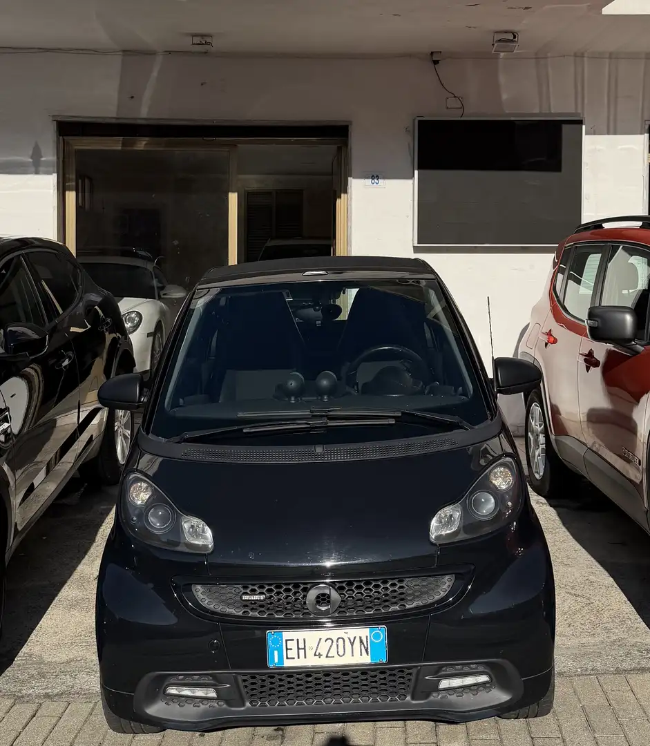 smart forTwo Fortwo II 2007 Cabrio 1.0 Brabus Xclusive 98cv Nero - 1