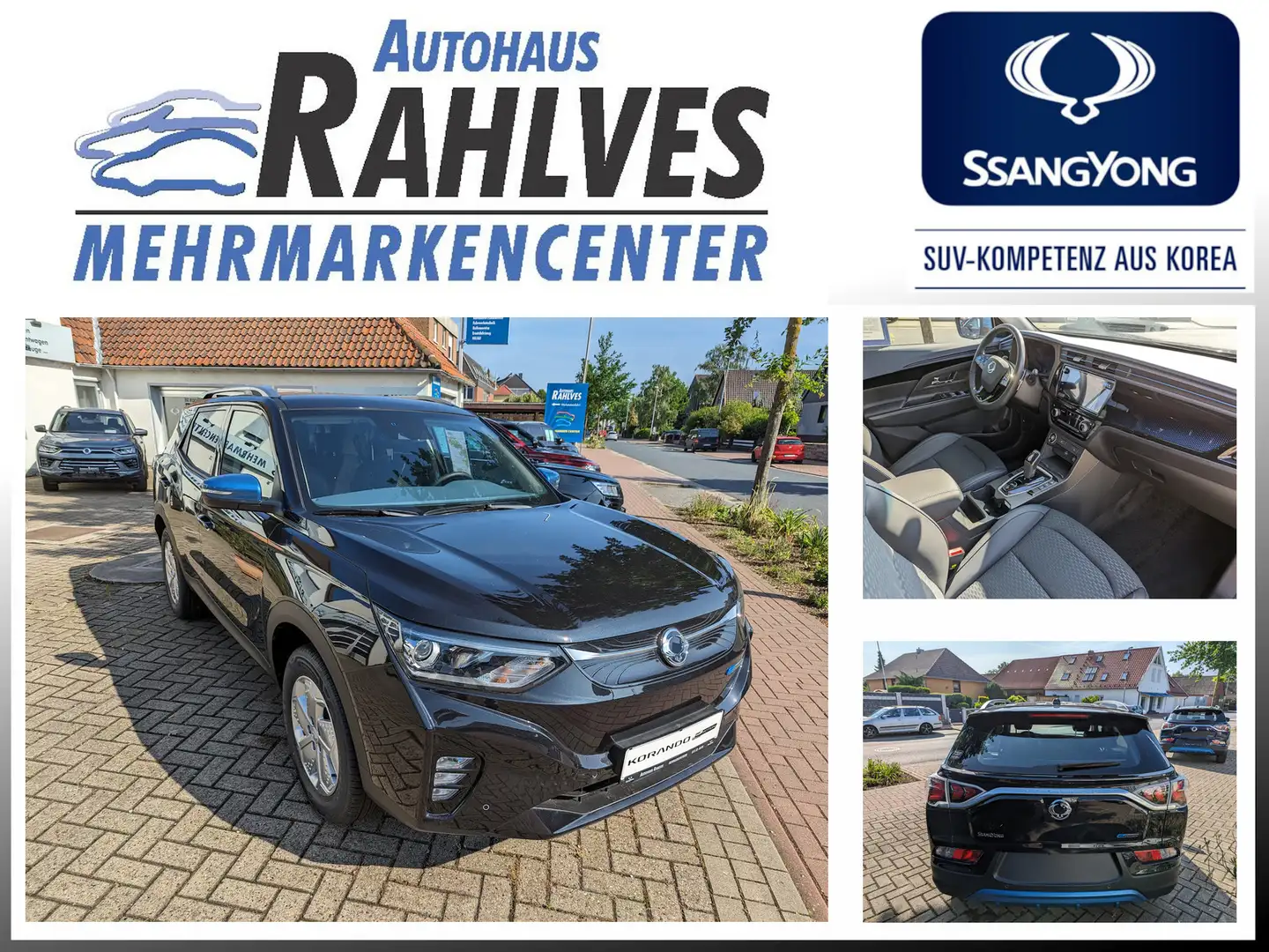 SsangYong Korando e-Motion Platinum Schwarz - 1